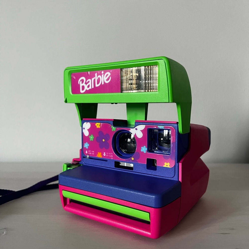 Vintage Barbie Polaroid Camera